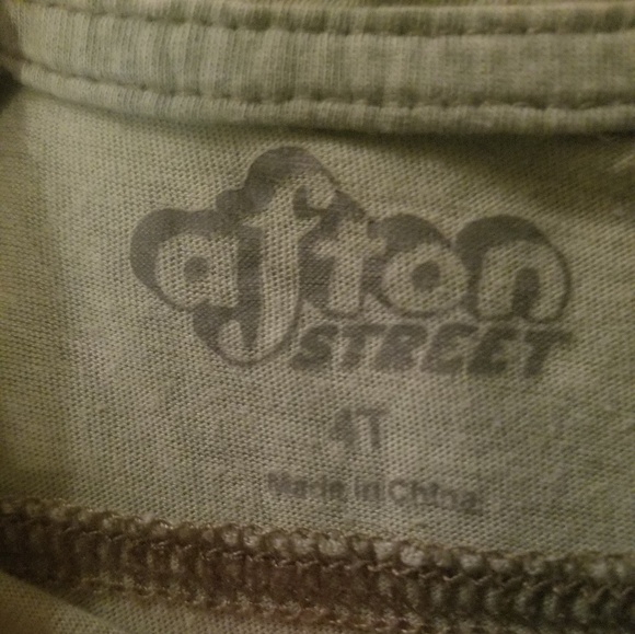 Nwot army green Jean's & a mint green T shirt 4T - Picture 2 of 5